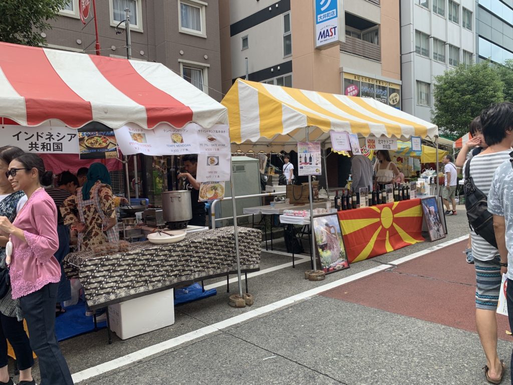 どんたく祭り２０１９年出店の様子