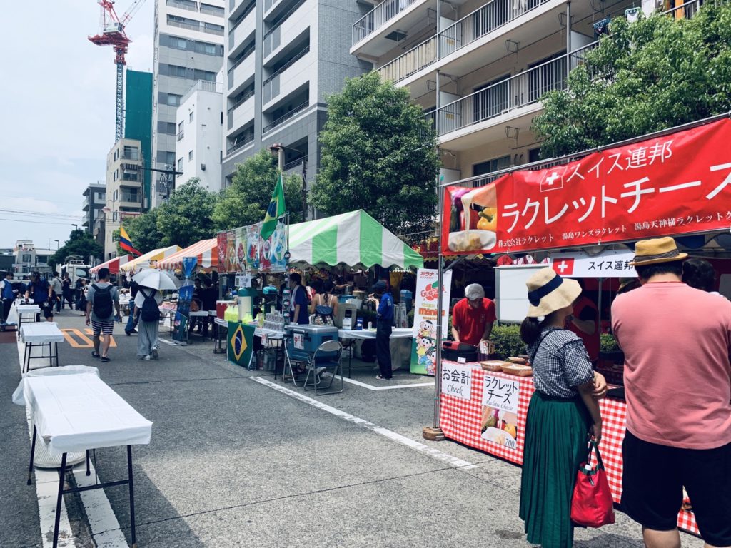 どんたく祭り２０１９年出店の様子