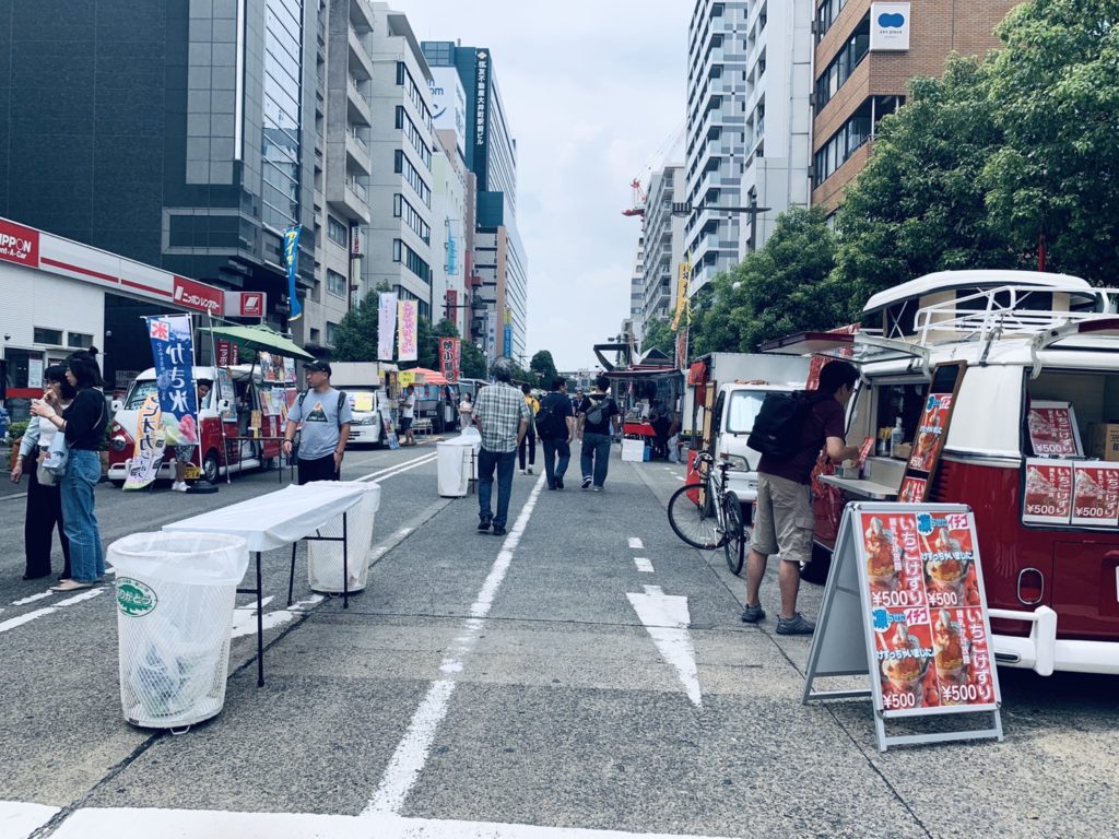 どんたくどんたく祭り２０１９年出店の様子
